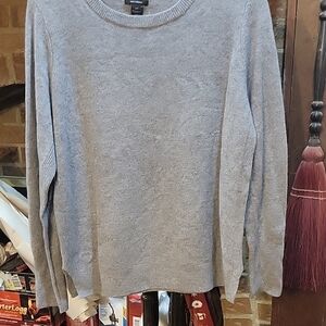 Halogen Gray Crewneck Sweater